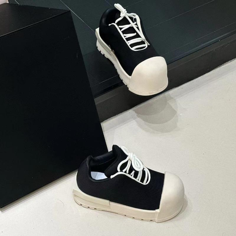 Ugly Cute Mickey Big Head Thick Sole High Bread Shoes New Couple High Top Short Boots Men's and Women's Sports and Leisure Shoes
