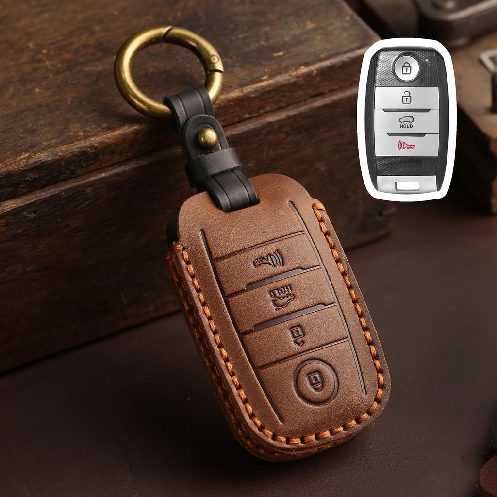 Applicable Kia K3 car key case K4 Smart Run kx3 Yi Run kx57 key case CROSS Sorento K5 leather