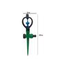 Garden Farm Irrigation Sprinkler With Support 360 Degrees Rotary Lawn Watering