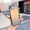KEYSION Fashion Laser Gradient Colorful Phone Case for iPhone 17e 16e Soft TPU+PC Shockproof Back Cover for iPhone 16e 17e 2026