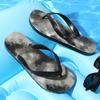 Flip-flops men's trendy outer wear summer non-slip and wear-resistant casual beach shoes pinch slippers men