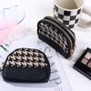 Handy Fabric Mini Double Layers Zipper Canvas Wallet Card Holders Leather Bag Women Coin Purse