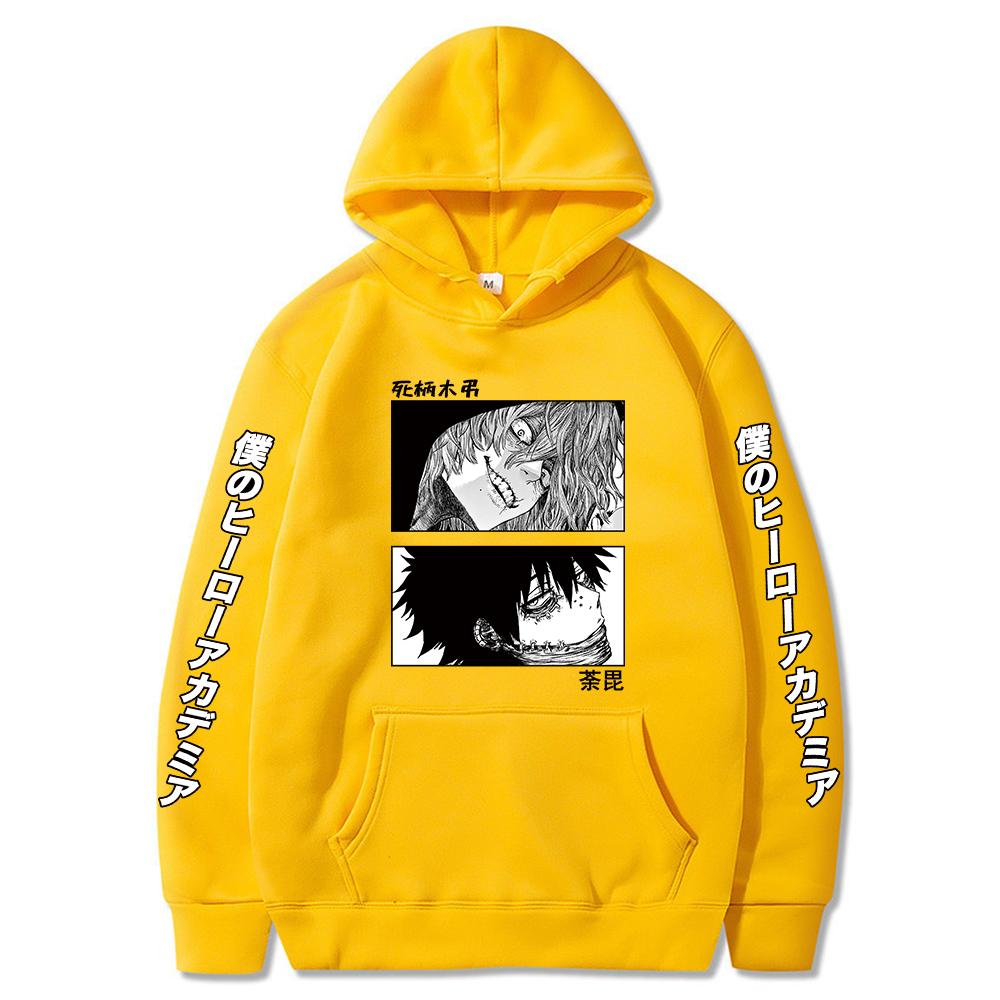 My Hero Academia Anime Pullover Shigaraki Tomura And Dabi Printed Men Women Comfortable Hoodies Harajuku Plus Size Sweatshirt