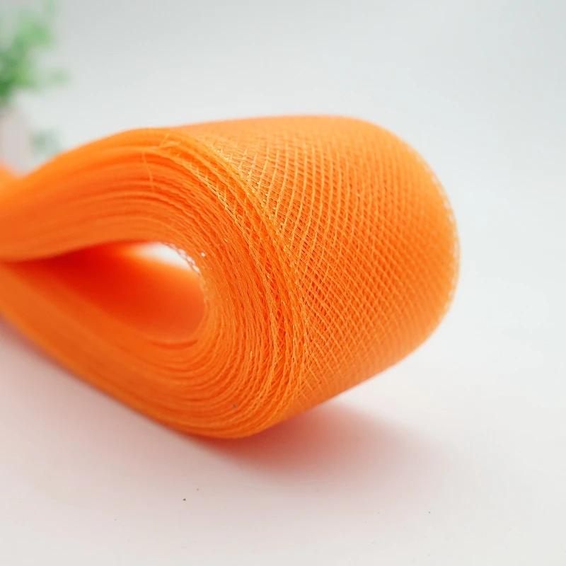 Nastro intrecciato in crinolina di poliestere morbido, 10M, piatto, 3cm, tinta unita, crine di cavallo, per cucito, artigianato, abiti da sposa, danza, accessori fai-da-te