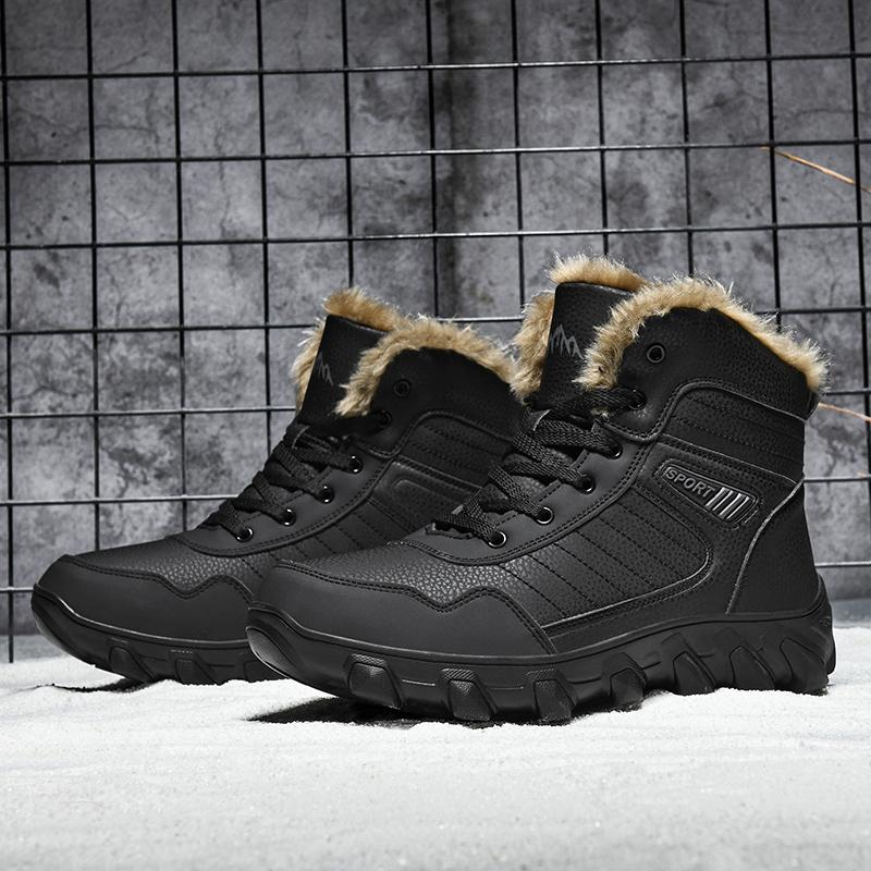 Russian Style Winter Boots Men Shoes Waterproof Outdoor Ankle Boots For Men Snow Boots