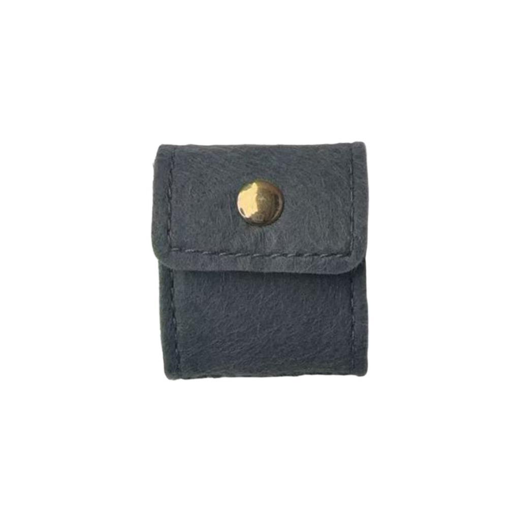 

Mini Velvet Jewelry Display Bag Microfiber Fabric/Felt Simple Foldable Ring Packing Bag Flip Cover Earrings Organizer