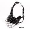 Adjustable Dog Muzzle Anti-biting Breathable Pet Mouth Mask Leather Metal Protection Cover Dog Muzzle Accessories Pet Supplies