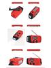 Hand-Crank Solar-Powered LED Light & Emergency Radio with Mobile Power Bank
