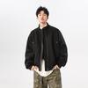 2026 Spring American High Street Loose Fit Men's Bomber Jacket – Versatile Casual Outerwear