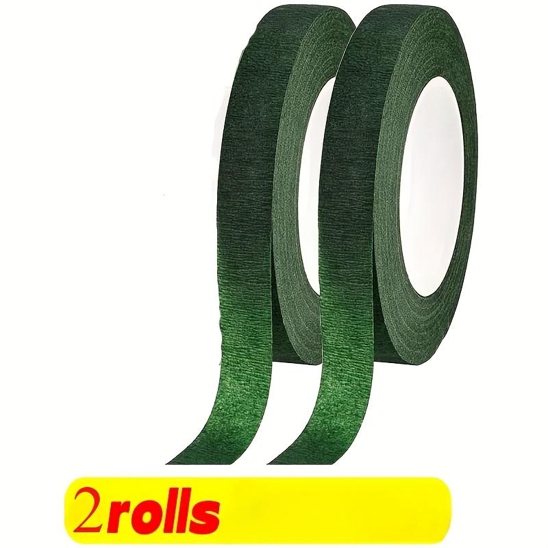 

2/5/8 рулонов зеленой флористической ленты для букетов, самоклеящаяся, для обмотки тычинок, украшения цветов своими руками, с флористической лентой для флориста, реквизит для свадебной вечеринки 2 Roll