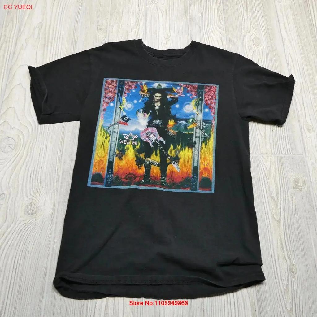 Steve Vai T Shirt Size Small Passion Warfare 25th Anniversary Electric Guitar Vintage Casual Homme Stretched Soft