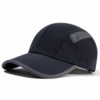 Boné de Malha Clape Running para Homens e Verão Trabalho ao Ar Livre Cor Sólida, Mulheres, Leve, Secagem Rápida, Respirável, Chapéu, Tênis, Golfe, Malha, Esportes,