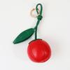 PU Leather Tomato Red Fruit Exquisite Creativity Bag Charm Cute Vegetable Backpack Pendant Accessory Gift Bag Charm