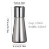 750/850ml Clear Bedside Water Carafe Set with Tumbler Glass for Bedroom Nightstand, Night Water Carafe with Glass, with Cup Set