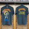 Krokus Band Musiktour Schwarzes T-Shirt Baumwolle Unisex S-234XL
