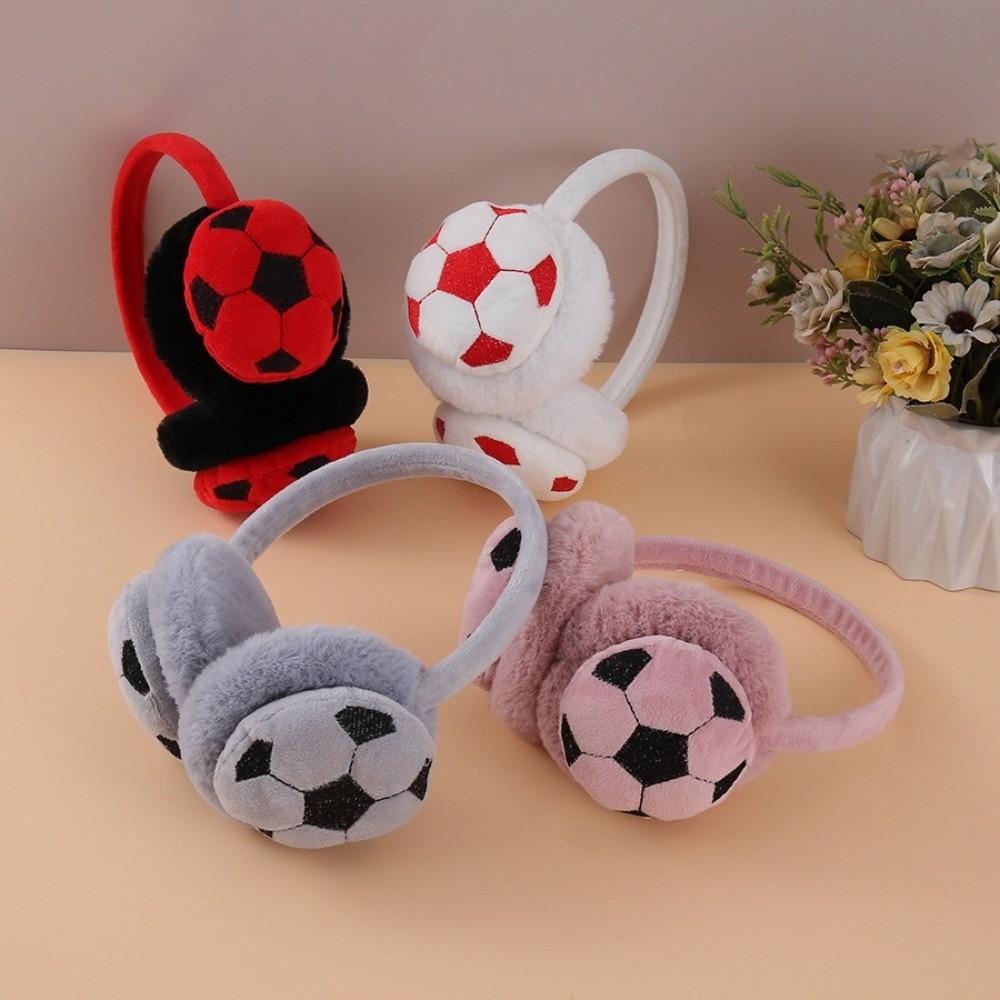 Thickened Football Kids Earmuffs Keep Warm Ear Protection Earmuff Cute Winter Ear Warmer Kids