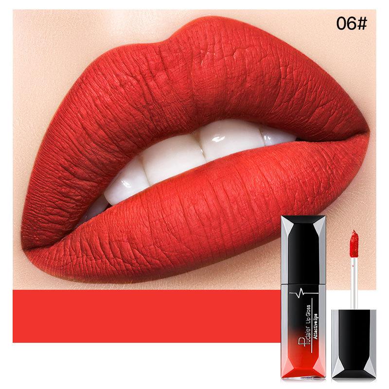 Pudaier Long Lasting Liquid Lipstick Waterproof Matte Velvet Lip Gloss Make Up
