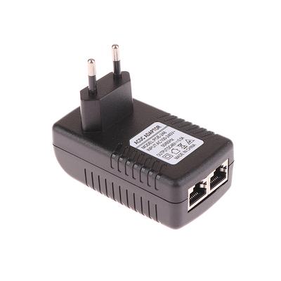 CCTV-Sicherheitsüberwachung Poe-Netzteiladapter 48 V 0,5 A Eu-Stecker für Injektor-Ethernet-IP-Kamera Poe-Switch NVR-Router