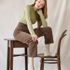 Lululela Christmas Wool Knit Twisted Socks (4 Colors)