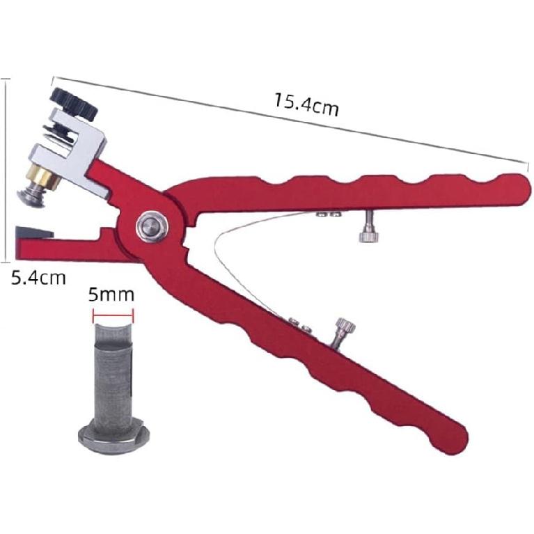 Leather Bracelet Cutting Plier for To Fix Catches Spring Bar Hand Tool Pliers Red Straight