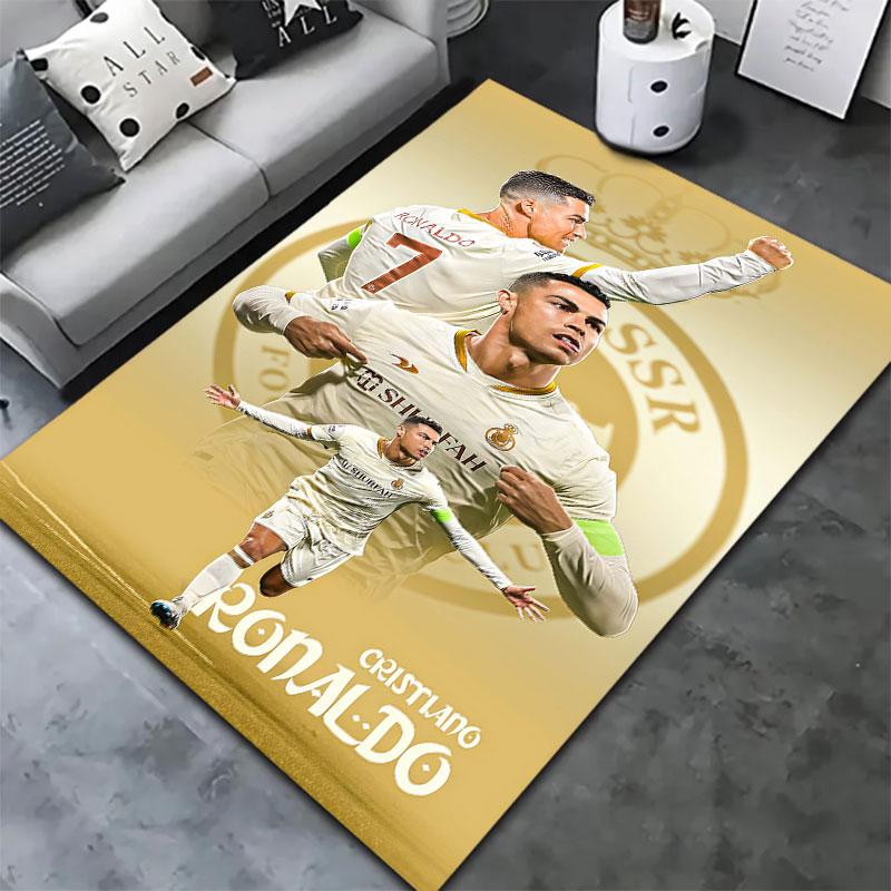 Cristiano Ronaldo Carpet Rug for Living Room Bedroom Home Sofa Decoration,Kids Play Non-slip Floor Mat