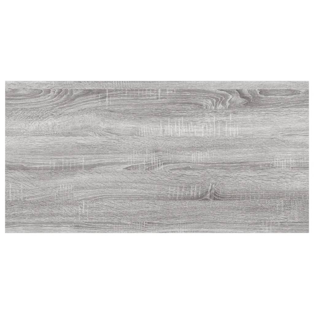 Wall Shelves 4 pcs Grey Sonoma 60 x 20 x 1.5 cm engineered wood
