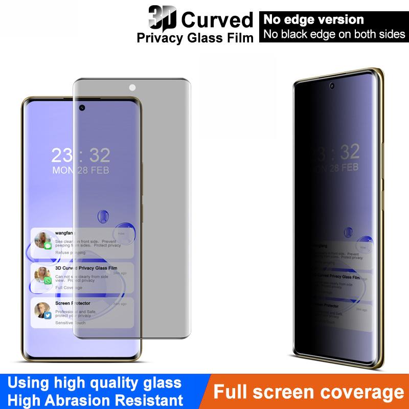 IMAK For Realme 12 Pro 5G/12 Pro+ 5G Privacy Screen Protector 3D Curved Edge Anti-scratch Film