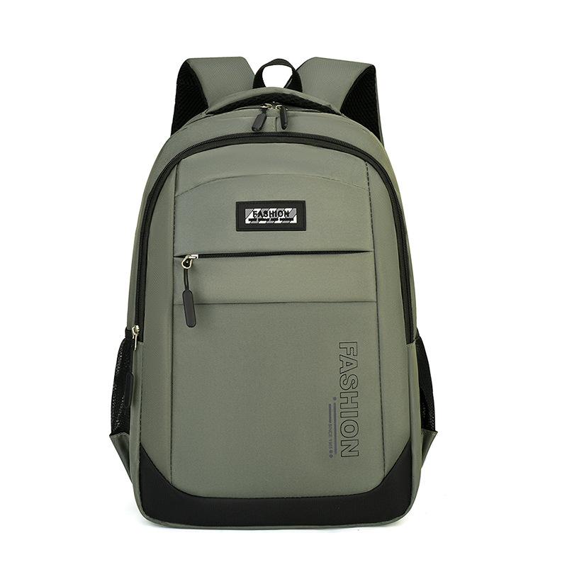New Simple Men's Backpack Large Capacity Junior High School Student School Bag Leisure Travel Business Backpack