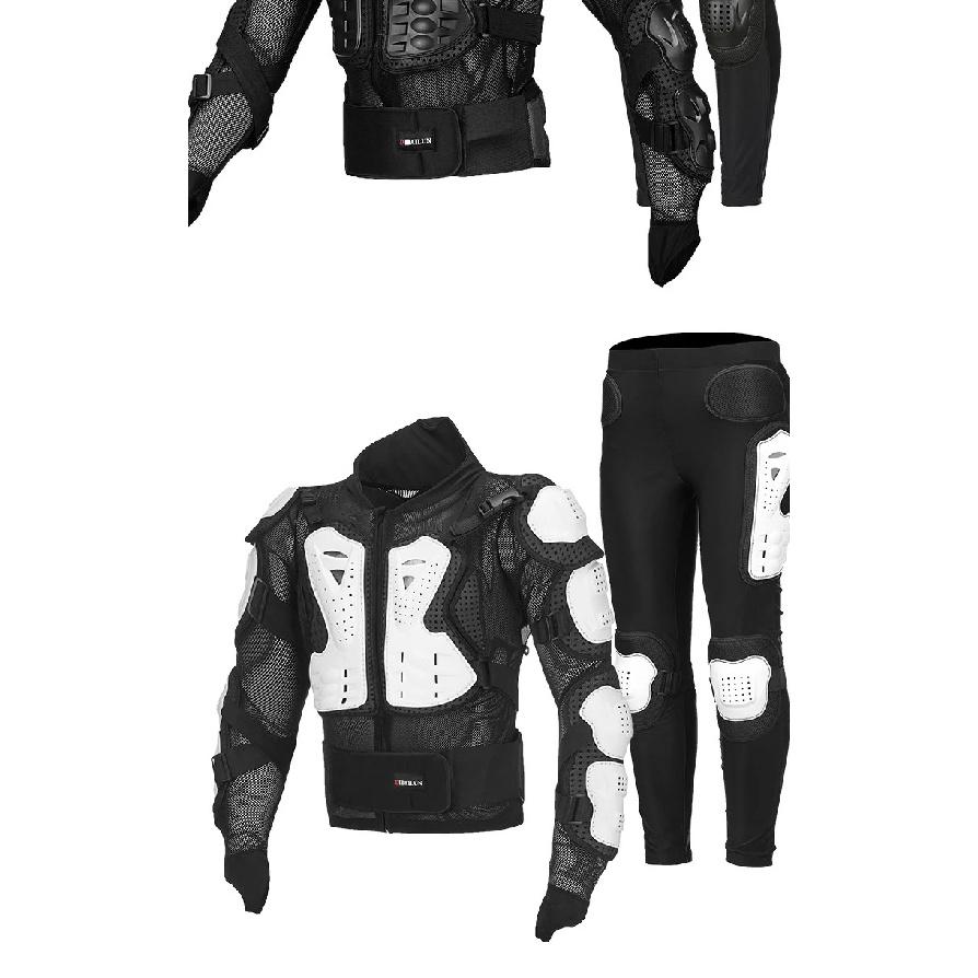 Motorcycle Armor Suits Motocross + Gears Long Pants Protection Motorbike Armadura Racing Back Protector,HZYEYO, D-232