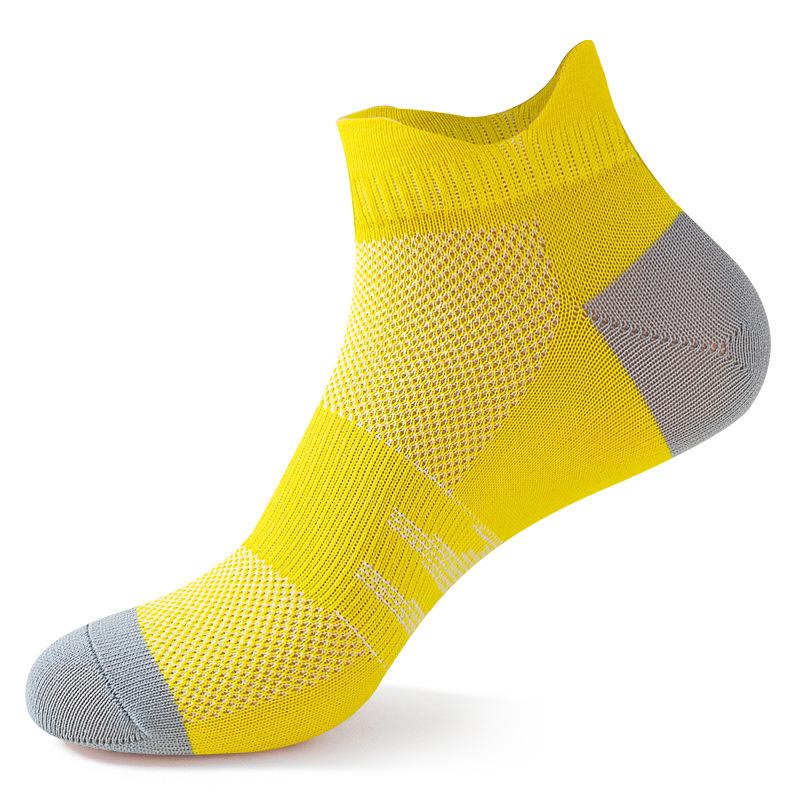 Men's Ultra-thin Breathable Low-Cut Sports Ankle Socks for Running & Fitness - Trendy Compression Boat Socks