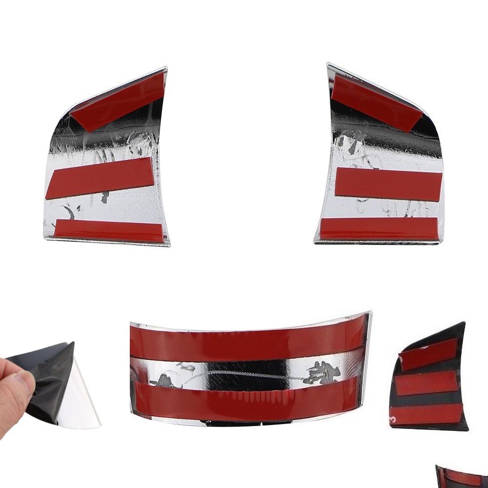 ABS Lenkrad-Panelabdeckung Zierleiste Aufkleber für Ford Focus 2 MK2 2005 - 2011 Car-Styling Innenausstattungen Autoaufkleber