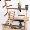 Pepper wood parrot platform parrot climbing net climbing training station climbing ladder swing bird toy suspension bridge