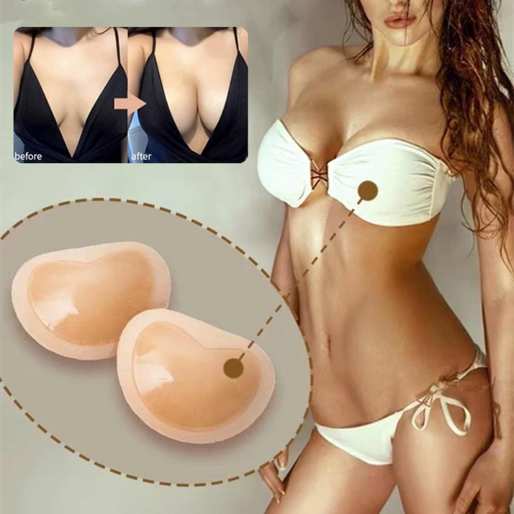 Breast Lift Up Invisible Breast Patch Push Up Sponge Bra Pads for Daily Wedding Dress