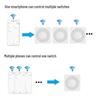 Tuya Smart WiFi Disconnector: 1-4 Way Dual Control Light Switch Module, Zero Fire