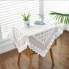 Non-slip Lace Tablecloth Sheer Table Mat Fashion Coffee Table Cover  Photography Backdrop Decor