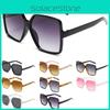 Stylish Women's Large Shield Oversized Square Sunglasses For Ultimate Uv Protection