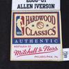 Mitchell & Ness X NBA Philadelphia 76ers 2000-01 Road Finals Jerseys 'Allen Iverson 3' Men's AJY4GS18104-P76BLCK00AIV