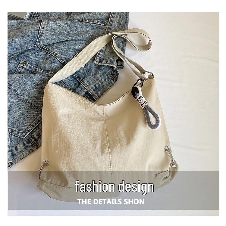 2025 Women's Lightweight Large-Capacity Crossbody Bag - Simple, Fashionable, Solid Color Casual Design
