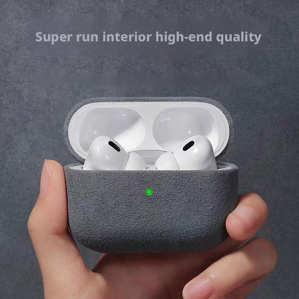 Suede Protective Case For AirPods Pro3 All Inclusive Bluetooth Headset Turn fur Cover Anti-Scratch Protective Case