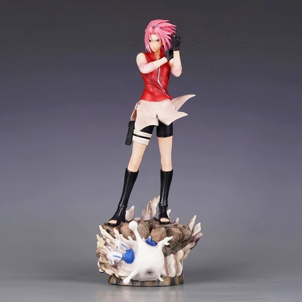 

35cm/13.78in Animation NARUTO Figure Haruno Sakura Action Figures Polyvinyl Chloride Statue Tabletop Ornamen Collector Miniature Playthings Presents