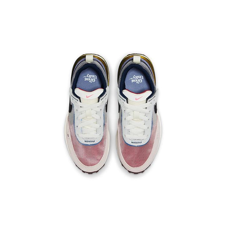 Nike Waffle One Comfortable Slip Resistant Cushioning Abrasion Resistant Low Top Kids Lifestyle Shoes DM5455-701