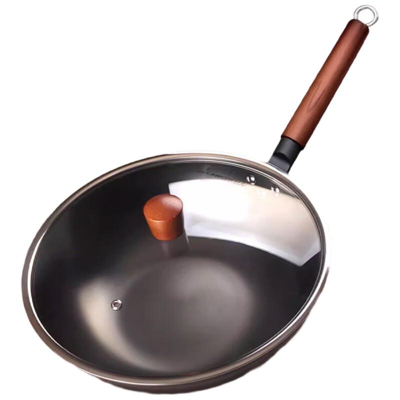 Baishide 32CM Cast Iron Non-stick Wok