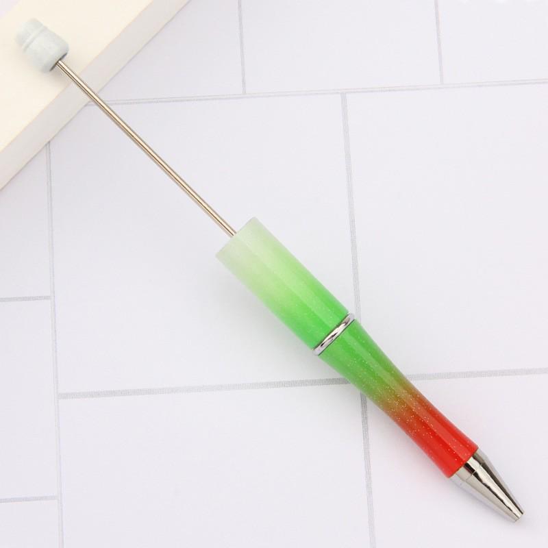 Creative UV Multi-Color Gradient Plastic Bead Pen - 130 Colors Available