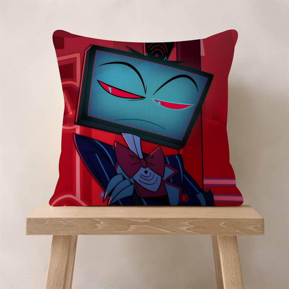 Anime HHelluva Boss Vox   Pillow Gift Home Office Decoration Bedroom Sofa Car Cushion Cover case 45x45