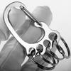 Brangdy Stainless Steel Footprint Keychain