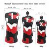 Waterproof Camouflage Golf Headcover for and UT Clubs X Drivers, 440cc, 460cc, Woods, Utilities, (Red Camouflage, Shaft)