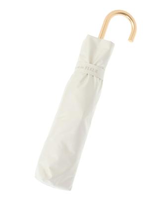 Maison De Fleur Folding Umbrella with Light Blocking and UV Women's Protection, 08000607800, Off-White