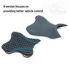 Motorcycle Seat Cover Ventilated Bubble Texture Contoured For Enhanced Grip Shock Absorption Fits Cruisers Street Bike