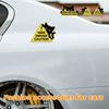 1 Set Self-Adhesive Car Sticker Reflective New Driver Sign Funny Car Decal  Beginner Drivers