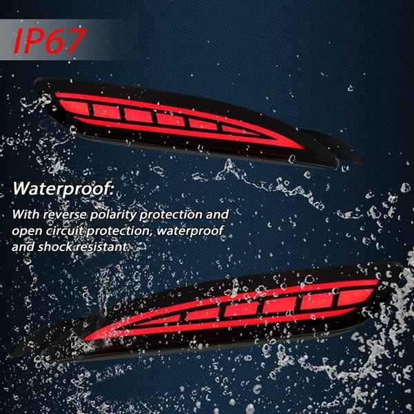 

Светодиодные задние фонари бампера Mazda 5 (2022-23), Модифицированные противотуманные фары и указатели поворота (Пара) No size specified